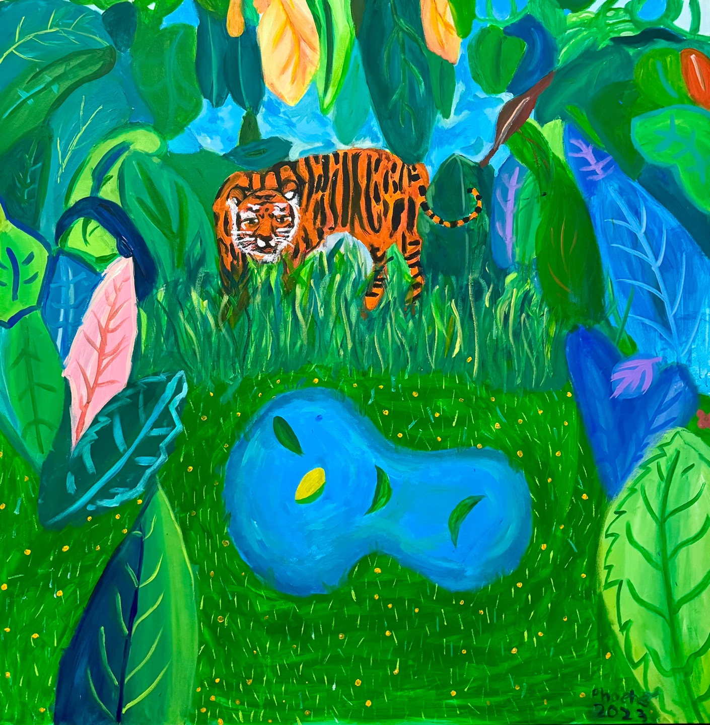 Tiger in the Jungle