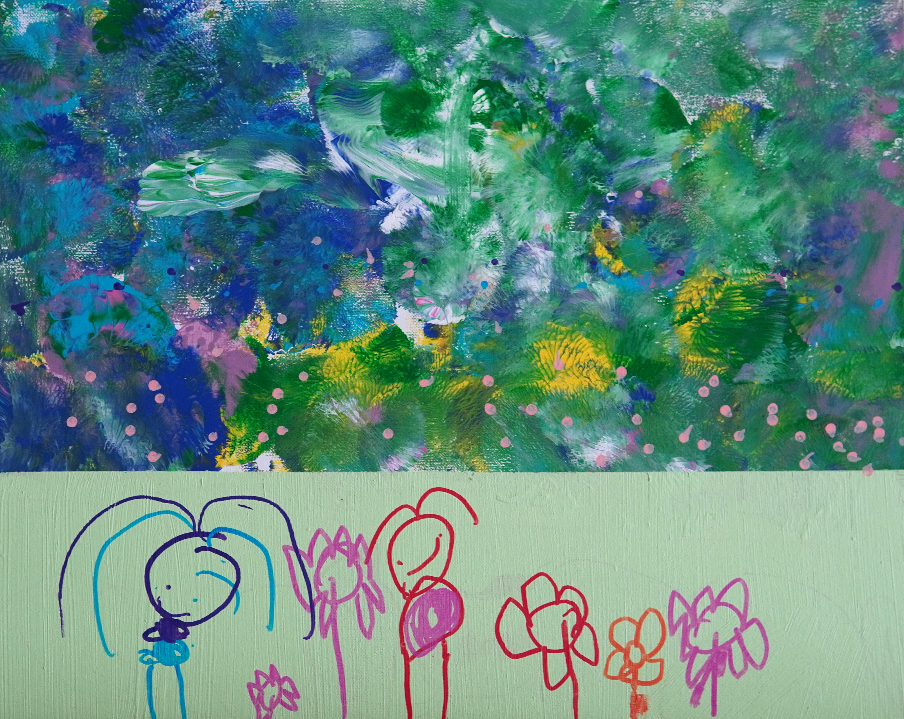 With mommy! 엄마와 함께!