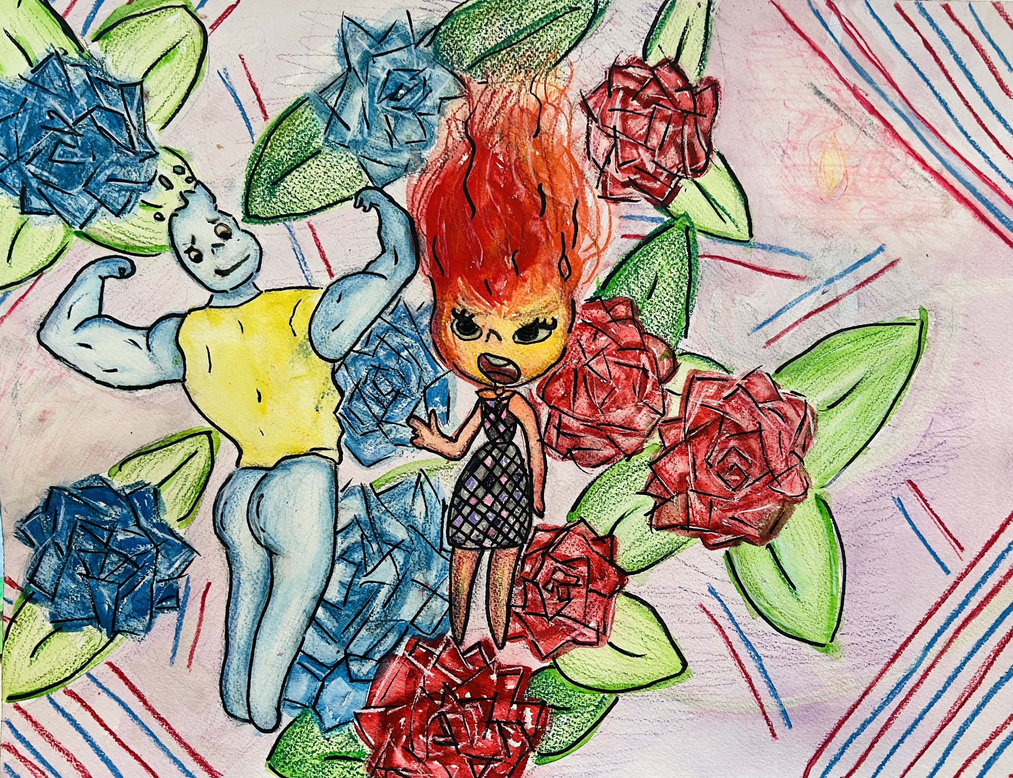 Fire and Ice in Bloom